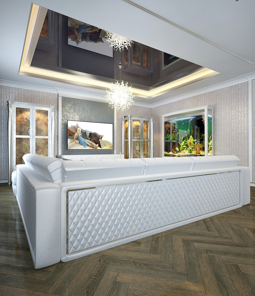 Интерьер дома 285 метров.