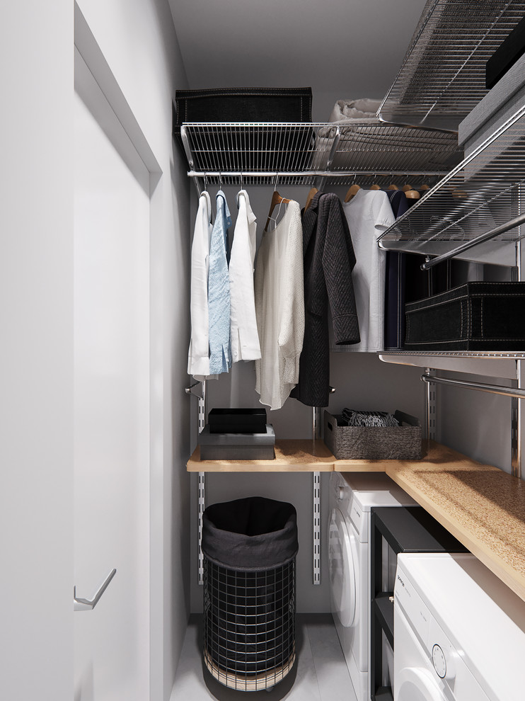 Белая квартира на набережной в ЖК Ривер парк