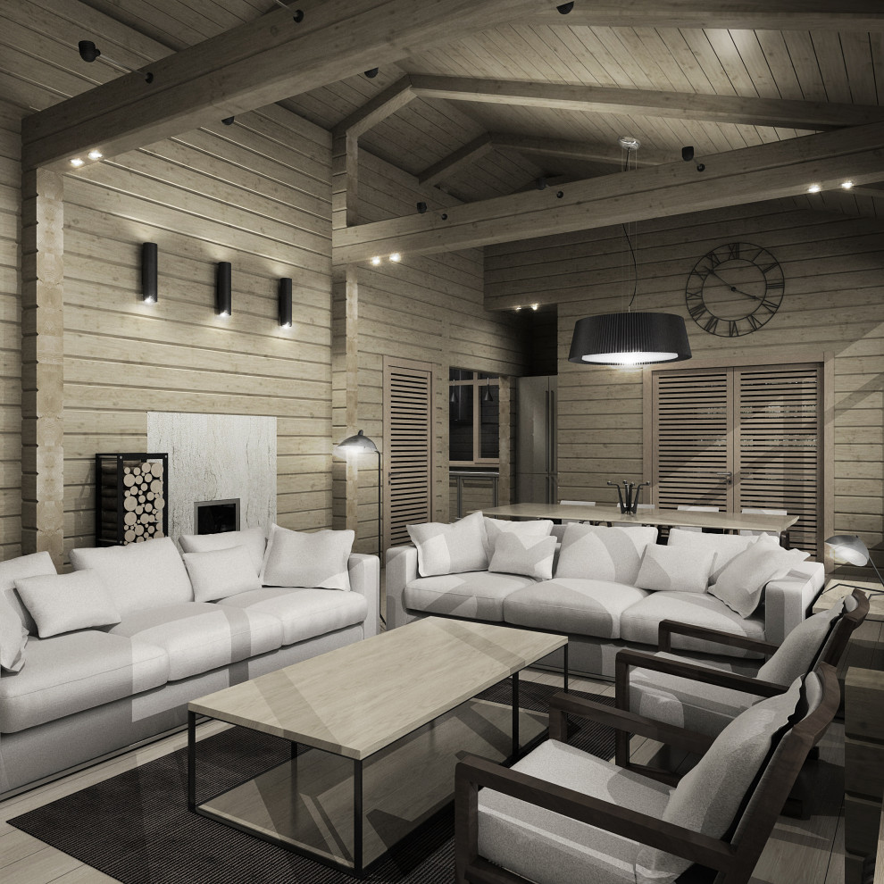 Деревянный дом в Подмосковье