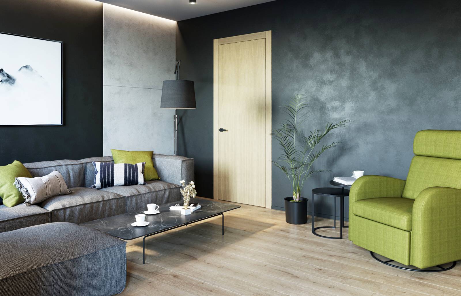 Квартира для семьи в современном стиле