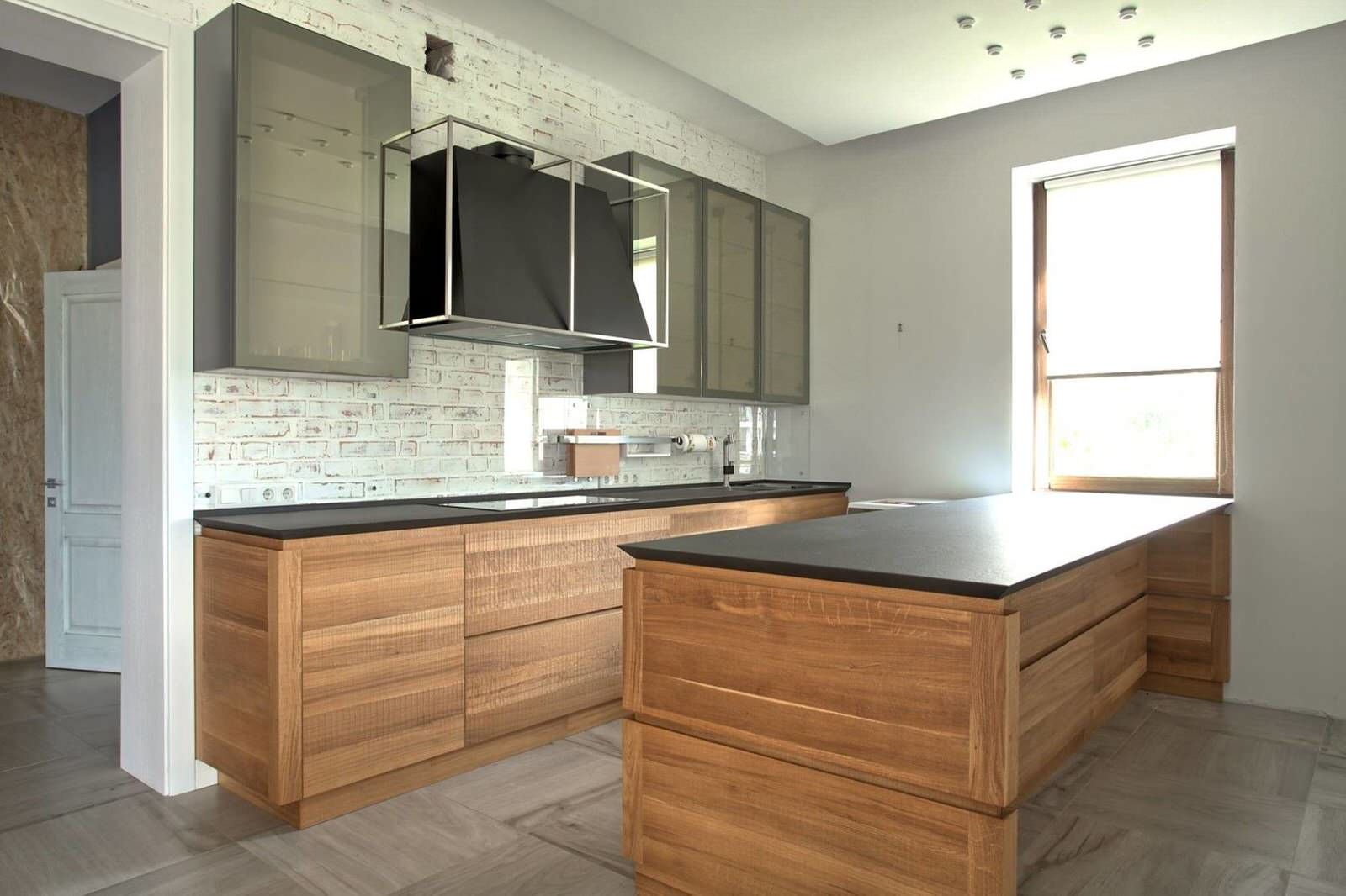 Кухня Simple Lamellar Wood в Вышгороде