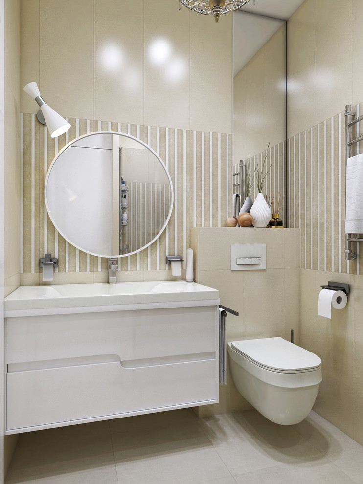 Однокомнатная квартира в современном стиле с элементами классики