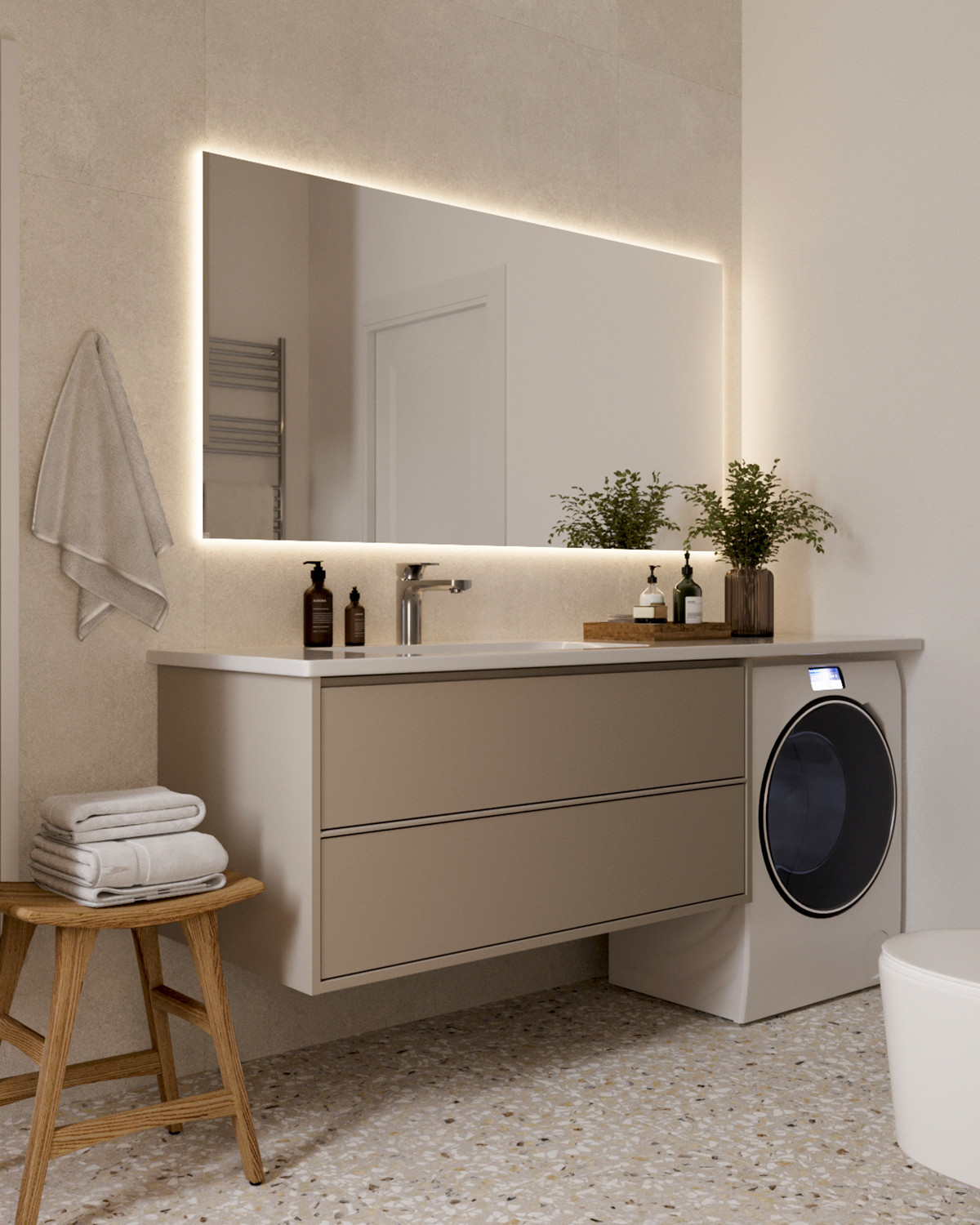 Интересная планировка в небольшой квартире