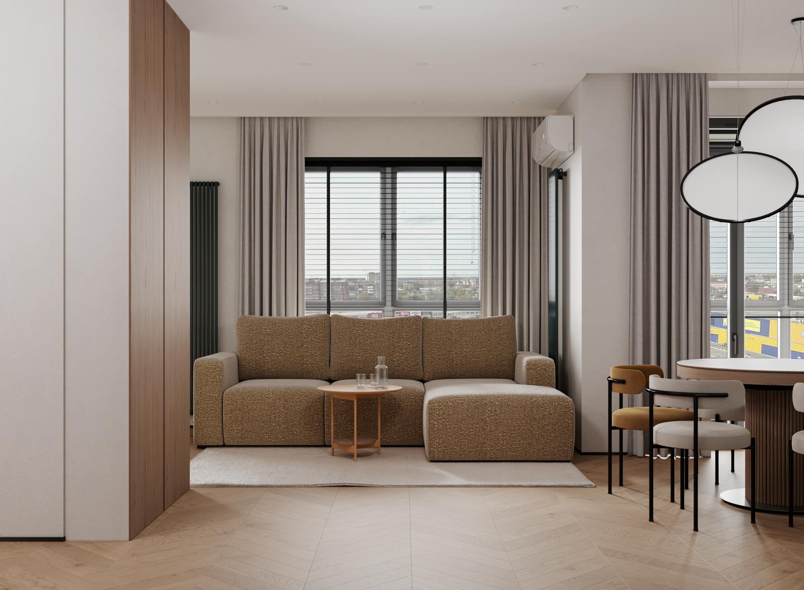 Обложка проекта: Двухуровневая квартира в ЖК "Михайловский парк"