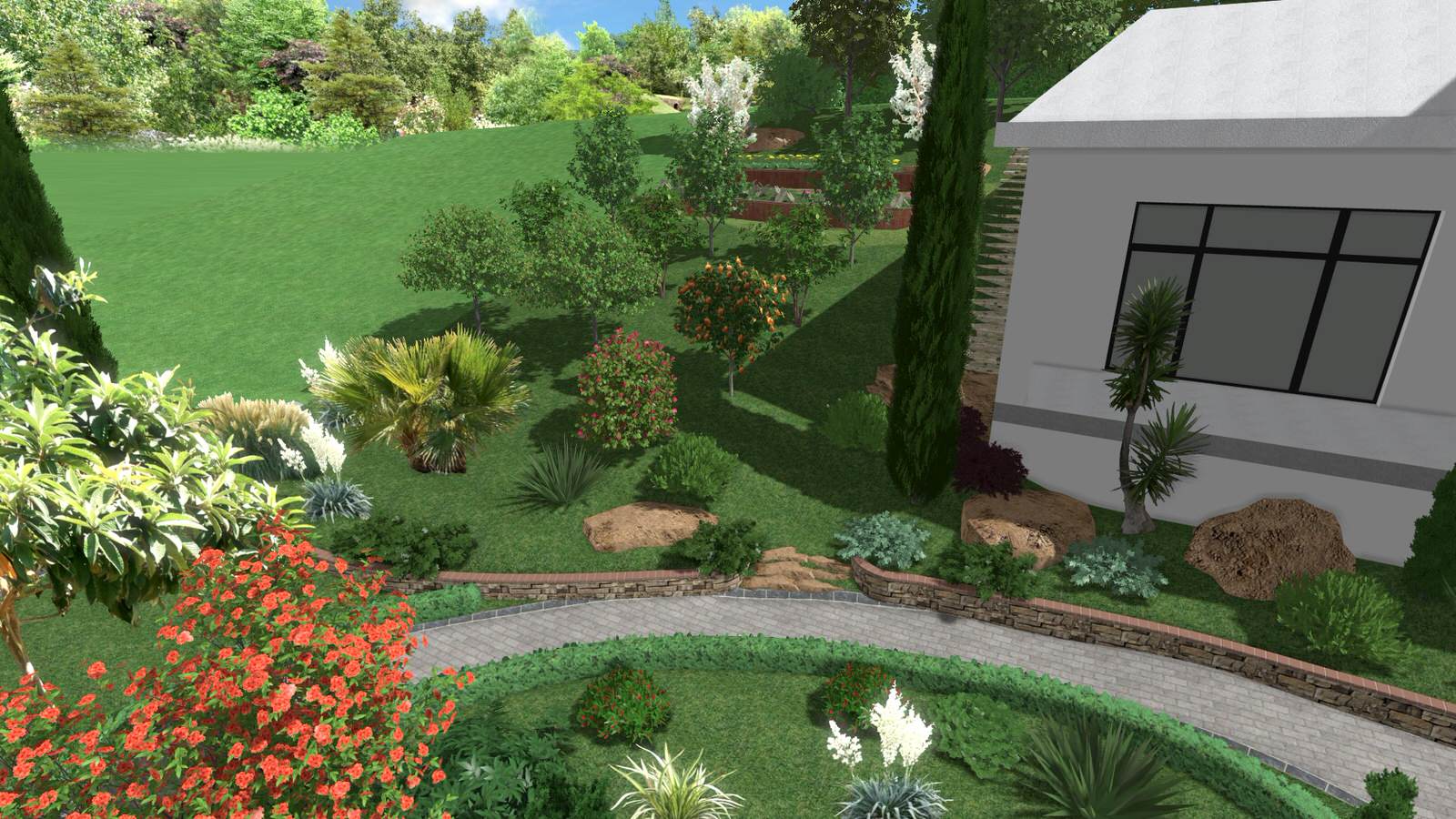 Приусадебный участок индивидуального жилого дома