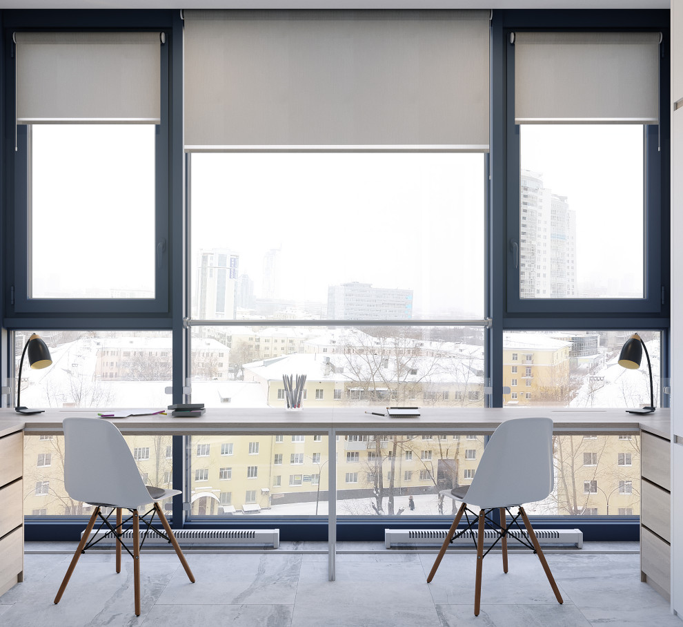 Монохромные линии. Проект квартиры в центре Екатеринбурга