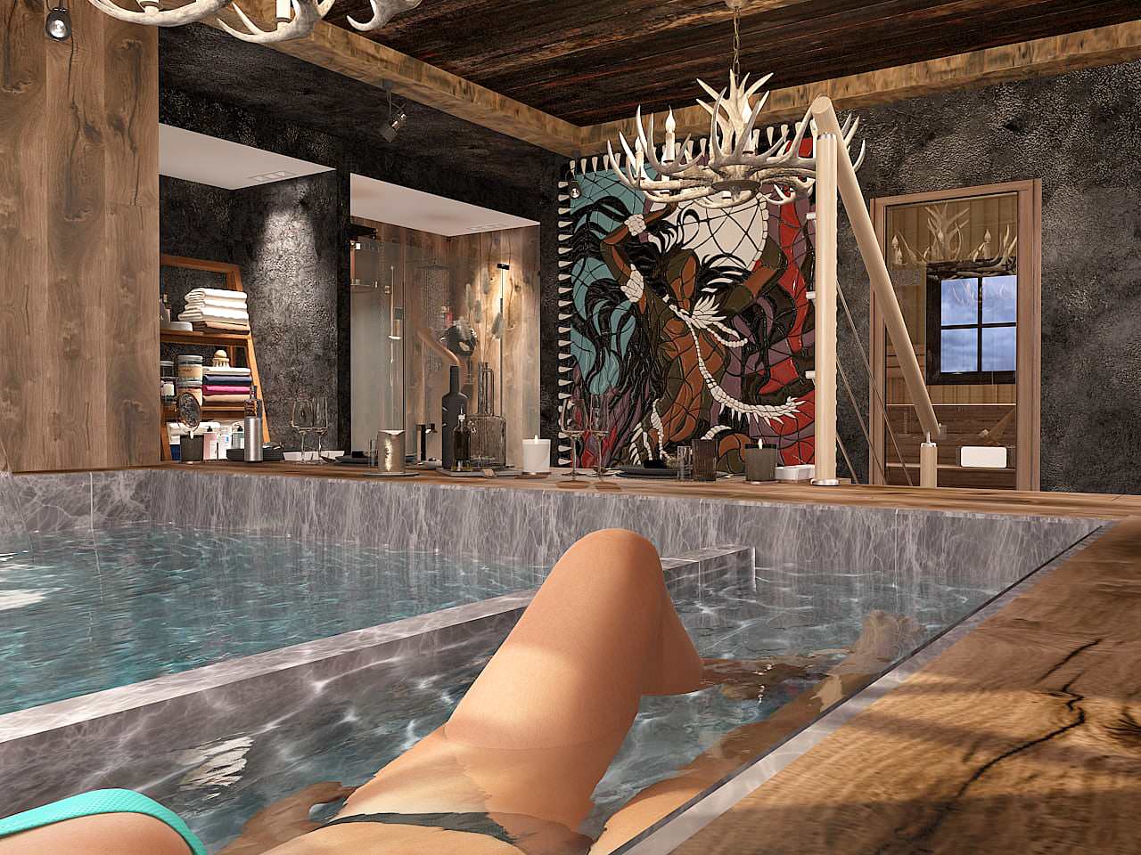 Коттедж. Шале на Волге