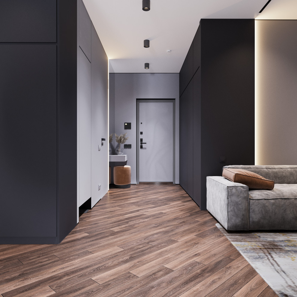 Контрастный проект квартиры в Кранодаре