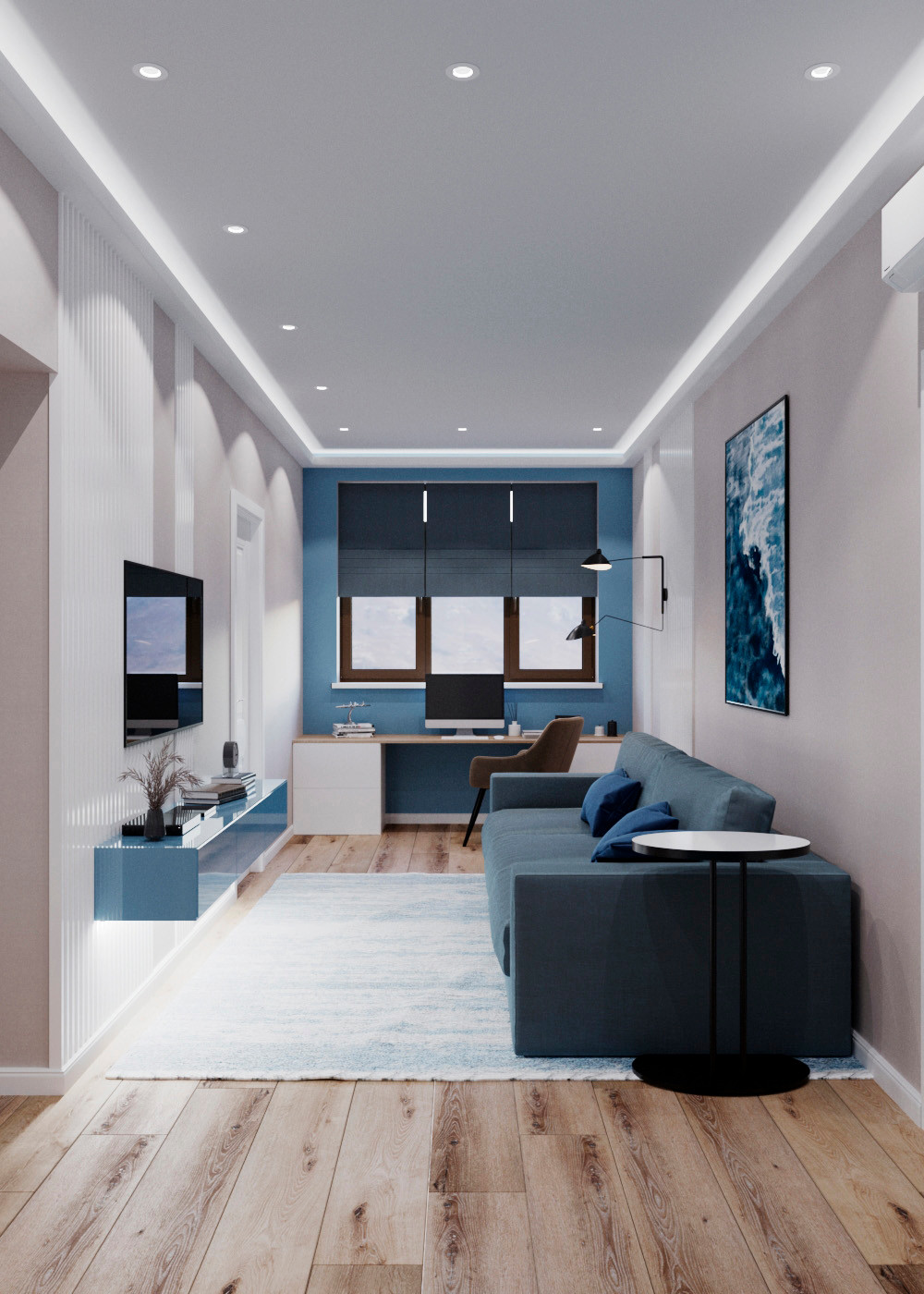 Неоклассика, дом для молодой семьи