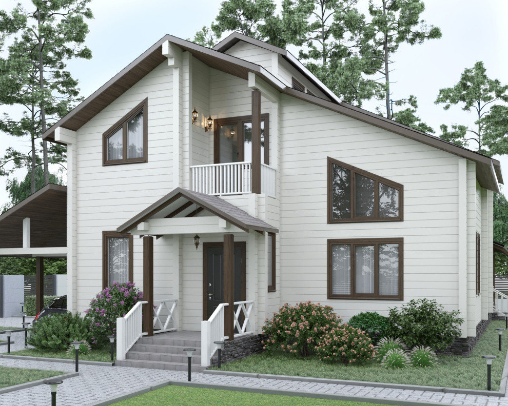 Проект дома в московской области, коттеджный поселок «ОЗЕРО ЖЕМЧУЖИН»