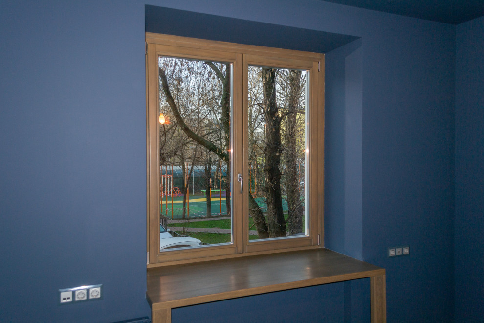 Окна из лиственницы в квартире