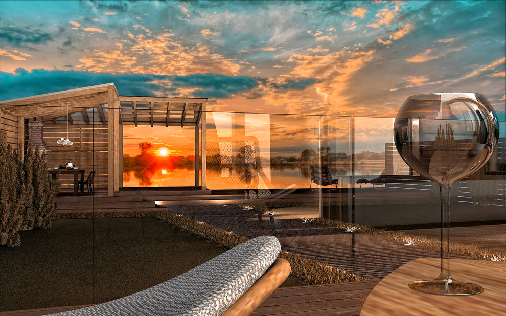 Дом в Самарской области на берегу реки