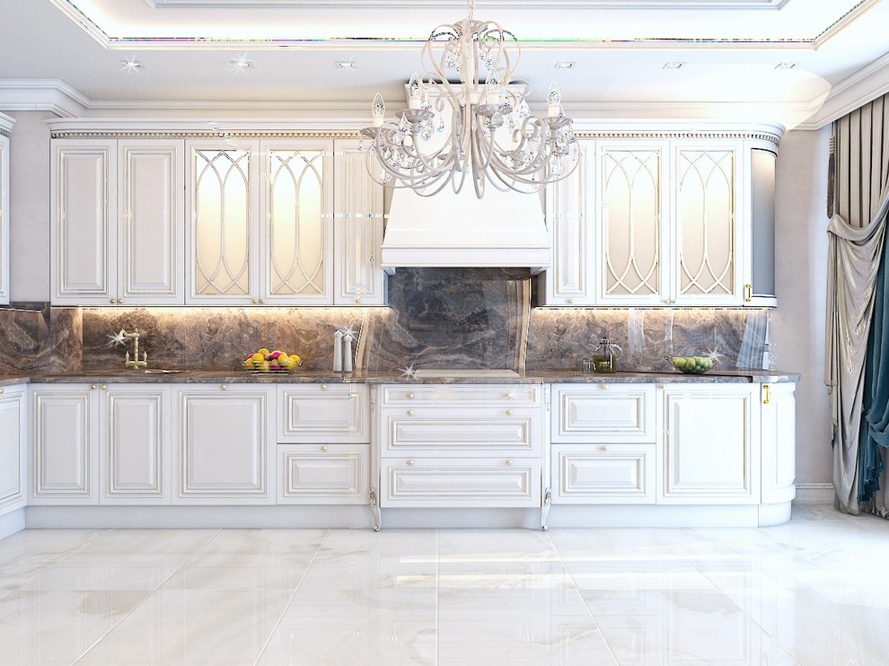 Кухня-гостиная-холл в 3-комнатной квартире. г.Ростов-на-Дону