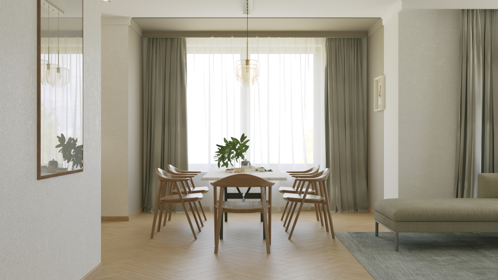 Дизайн проект в Скандинавском стиле