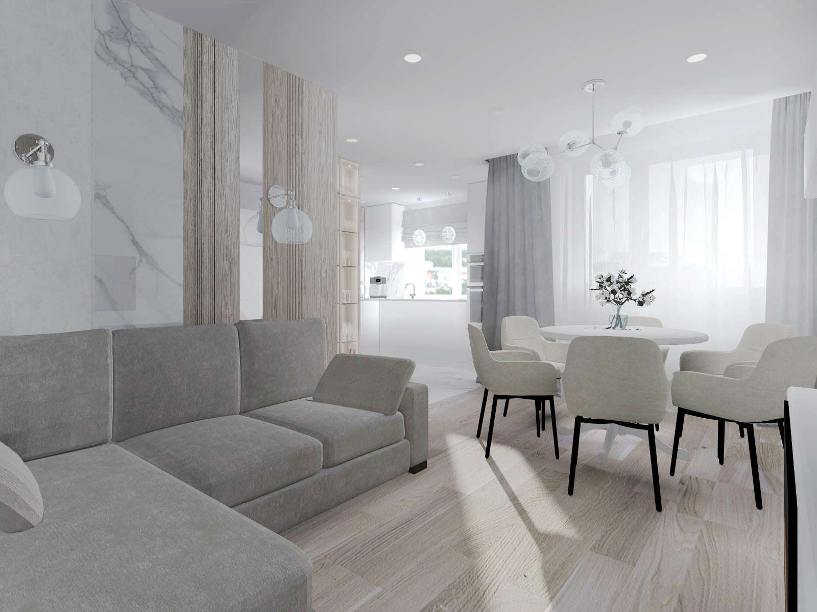 г.Владимир, мкр.Юрьевец, ул.Всесвятская, Кухня-столовая, 21 м2