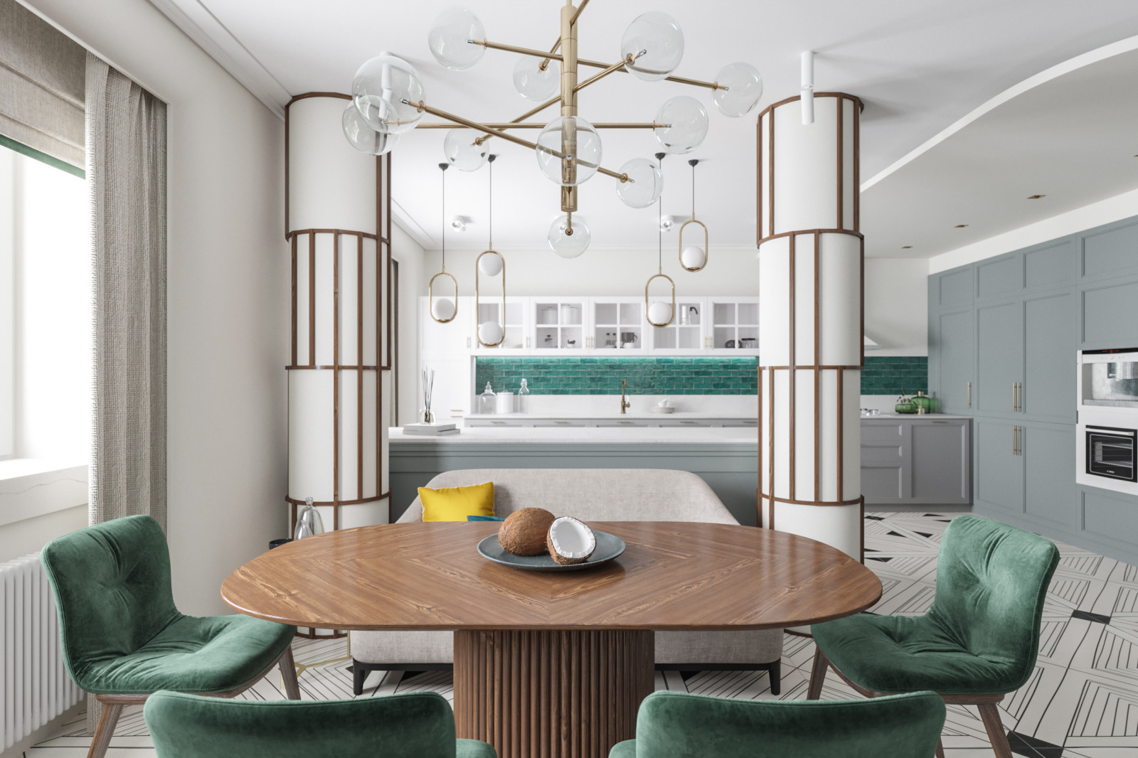 Квартира площадью 163 кв.м в Калининграде