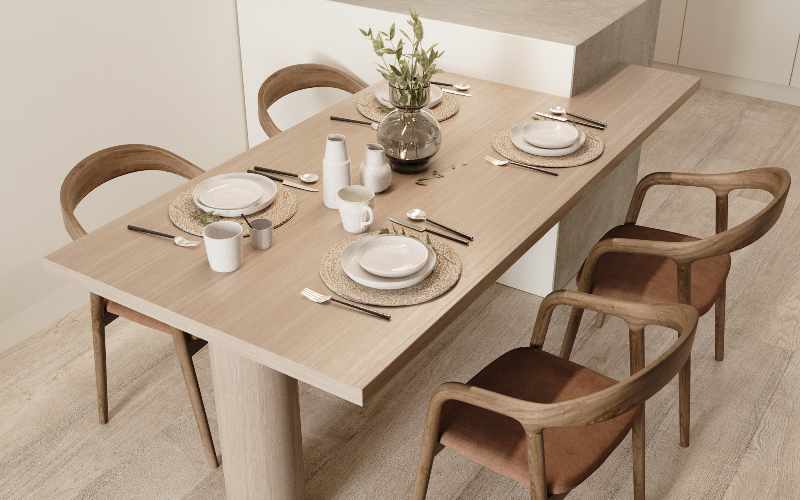 Дизайн-проект квартиры 73м² в ЖК Речной Порт