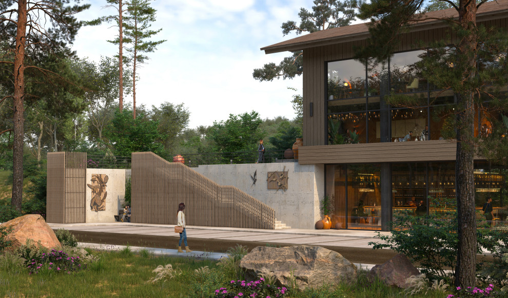 Обложка проекта: Бар в лесном квартале