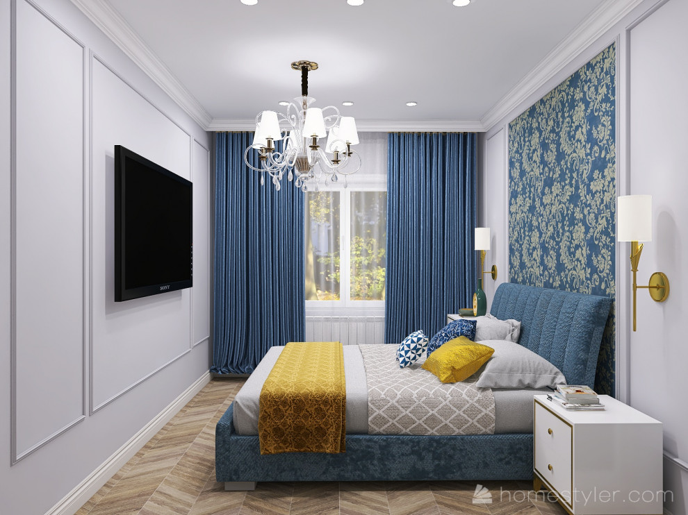 Обложка проекта: Трехкомнатная квартира для семьи с двумя детьми 90 кв.м.