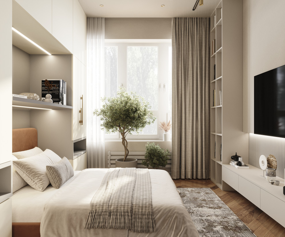 Проект 3-х комнатной квартиры THE WHITE SAVANNAH