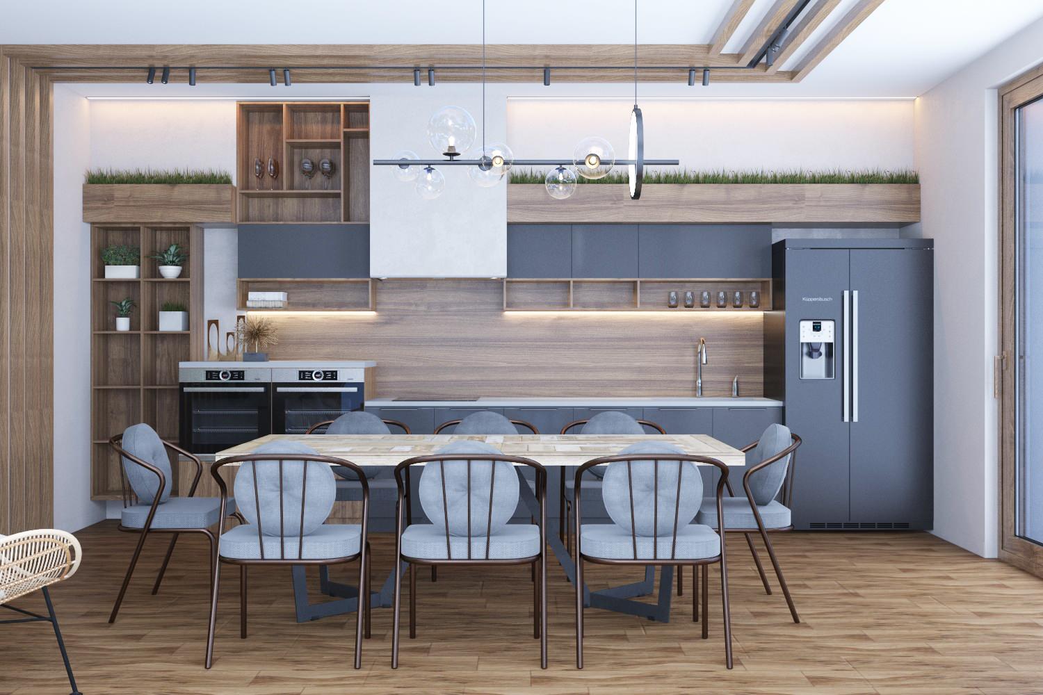 Обложка проекта: Дизайн интерьера летней кухни