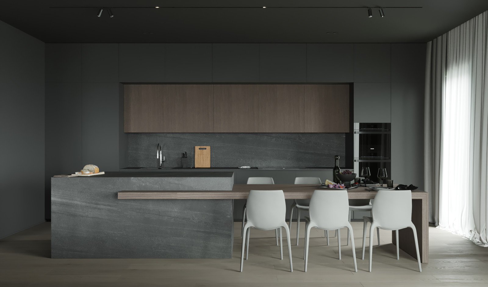 HL 2112 | Кухня-гостинная