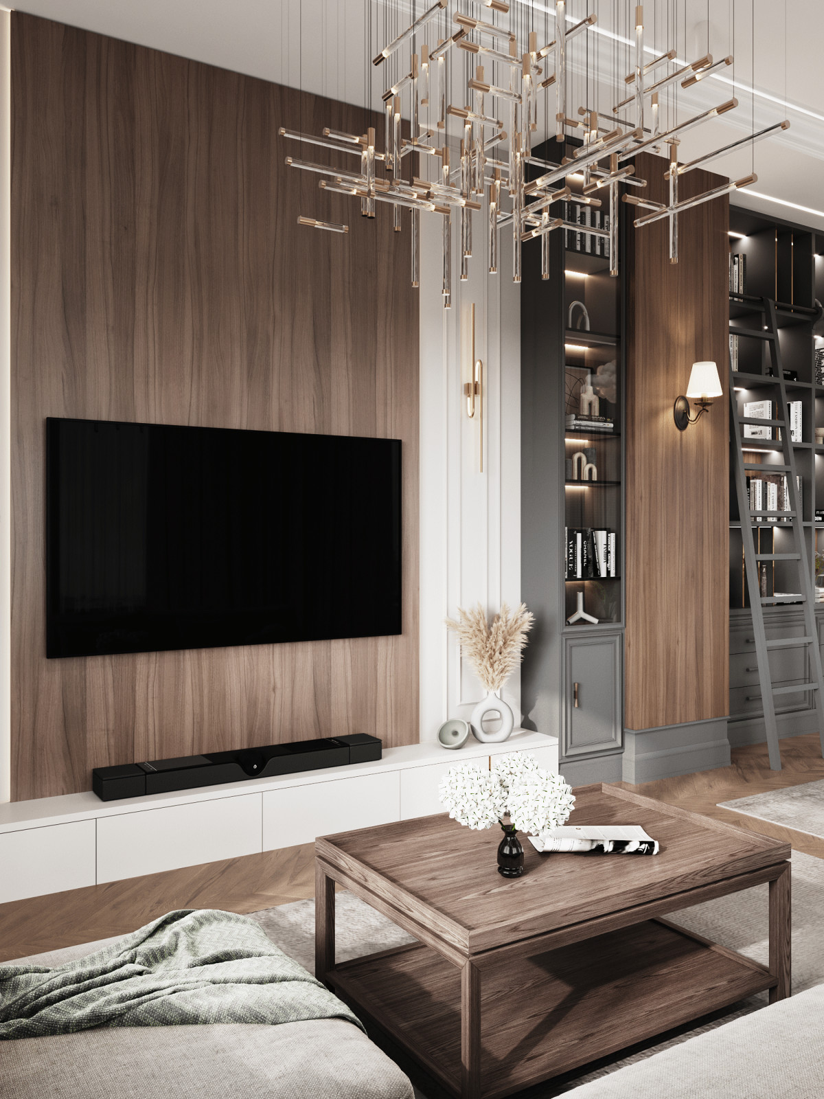 Современный интерьер на 200 кв.м.