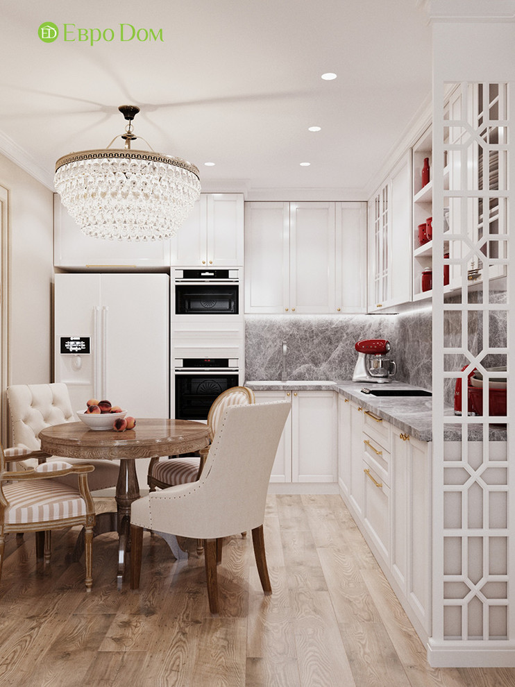 Дизайн трехкомнатной квартиры 83 кв. м в стиле неоклассика. Фото проекта