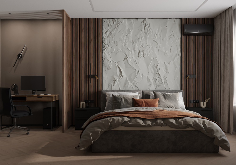 Обложка проекта: Евродвушка для молодой пары в темных оттенках