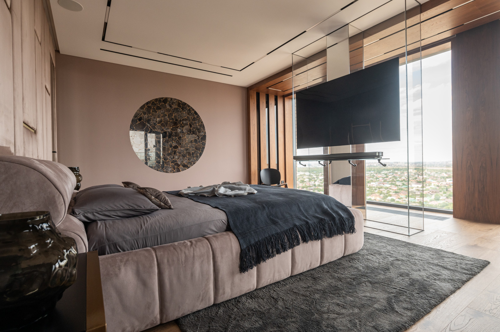 Пентхаус (современный) - мастер спальня