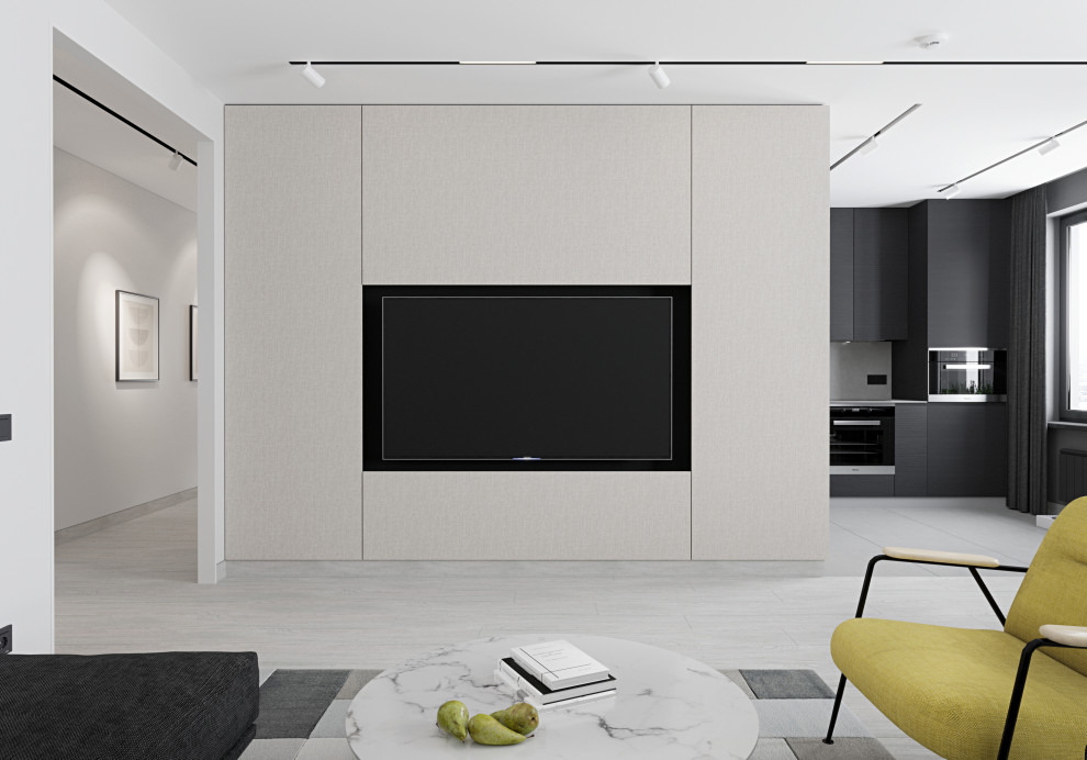 Квартира в монохромной гамме