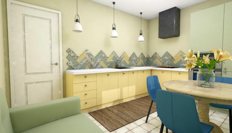 Обложка проекта: Кухня с летним настроением