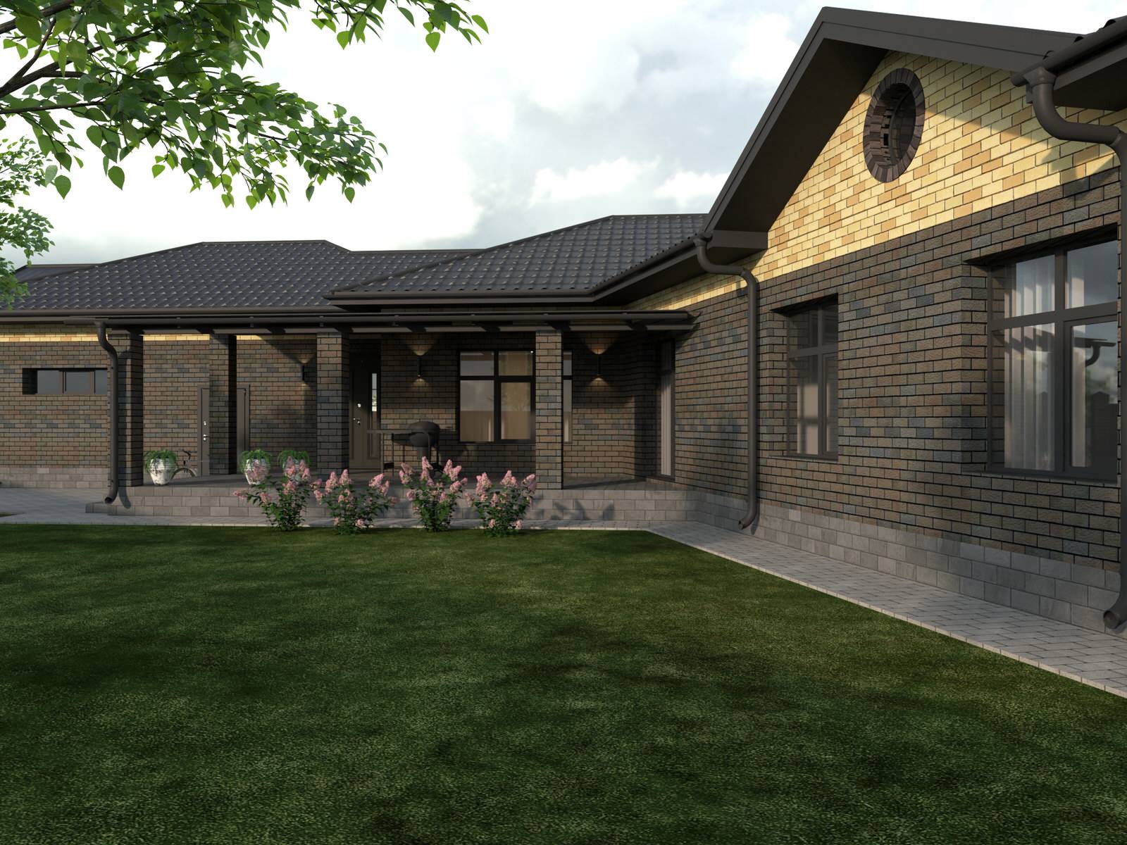 Проект дома 215 м.кв. в п. Экодолье