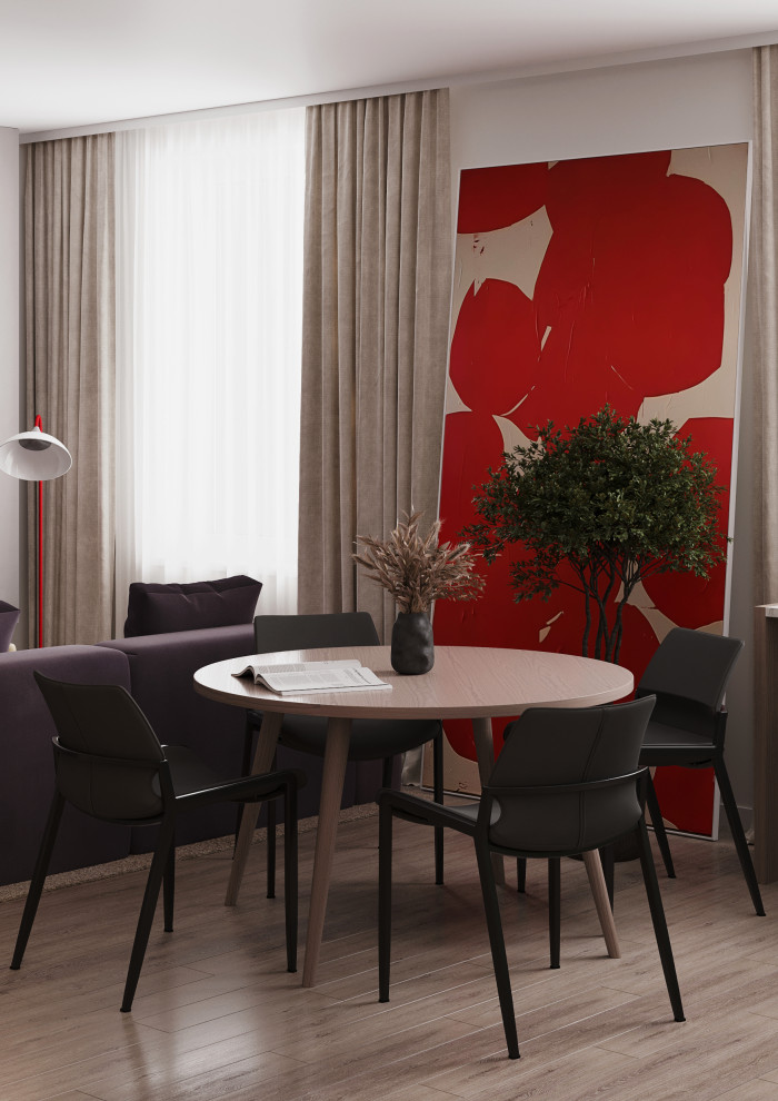 Обложка проекта: Кухня-гостиная 34кв.м.