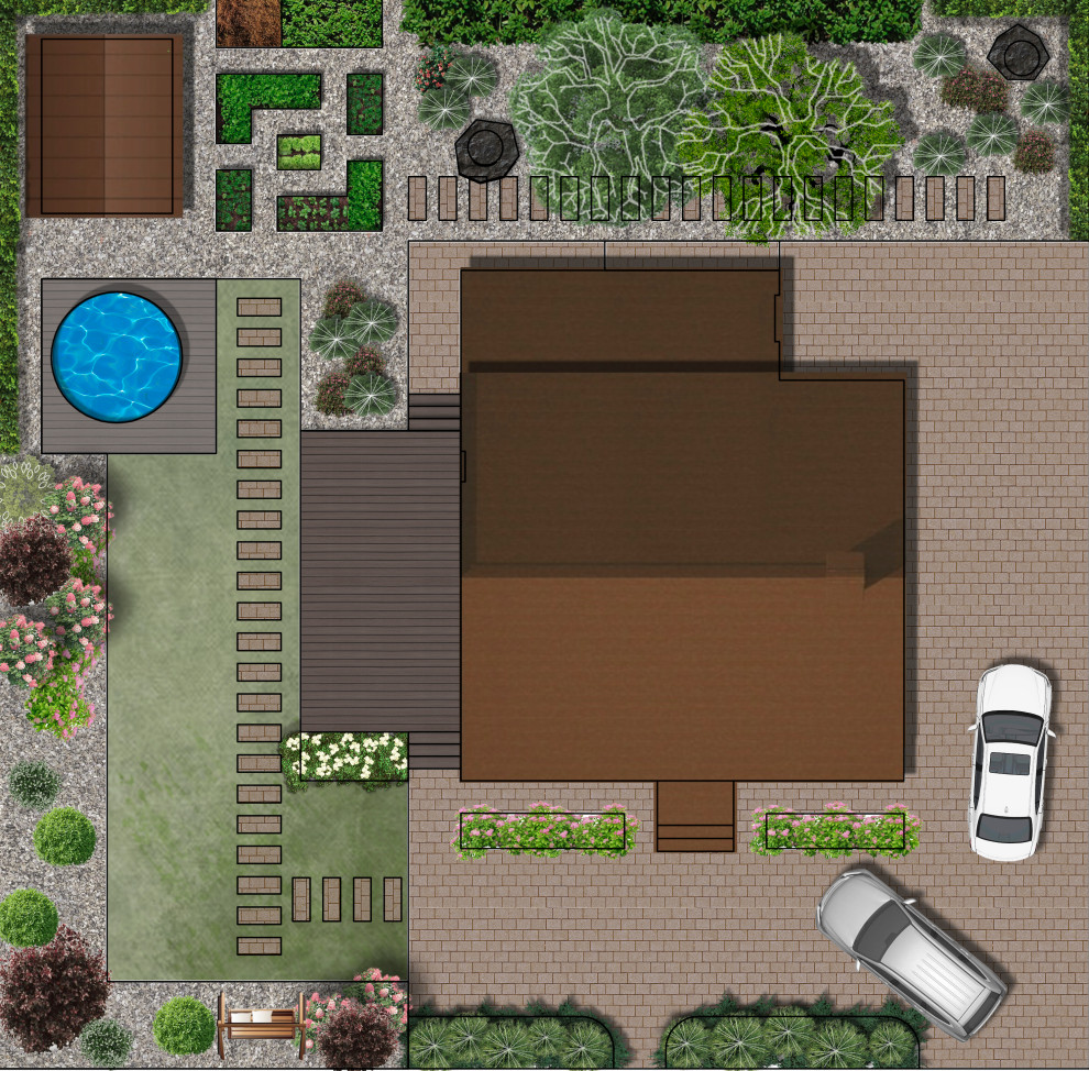 Обложка проекта: Ландшафтный проект Красноярск