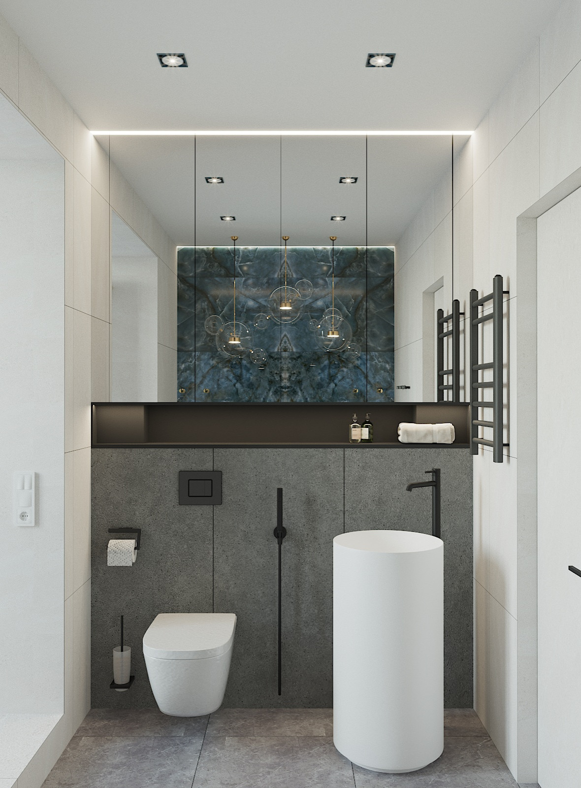 Дизайн проект квартиры 80М2, ЖК Алые паруса