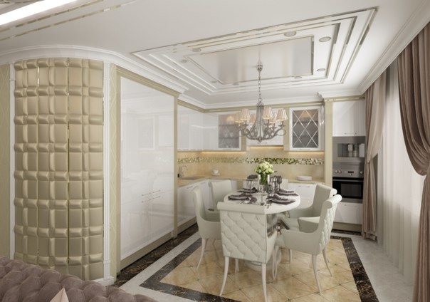 Проект жилой квартиры на улице Русановская