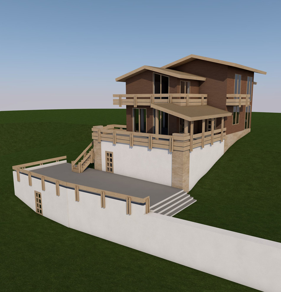 Обложка проекта: Дом в стиле Шале