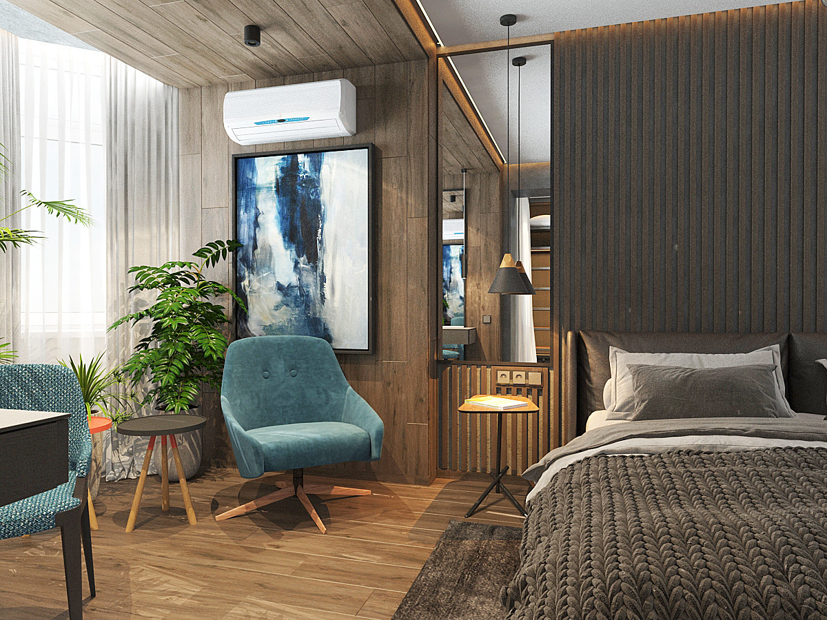 Проект дома общей площадью 198 м2