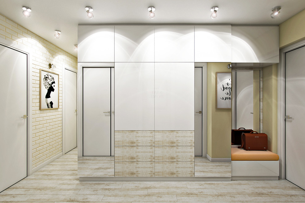 Простая и лаконичная квартира с седыми полами