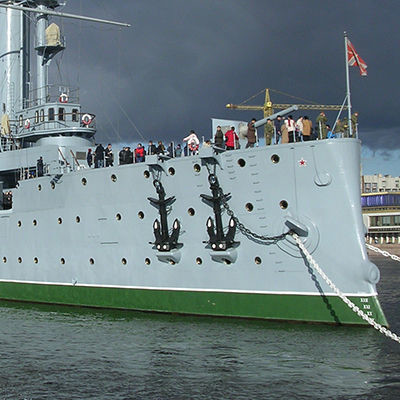 Обложка проекта: Якорь крейсера Аврора. 3D визуализация.