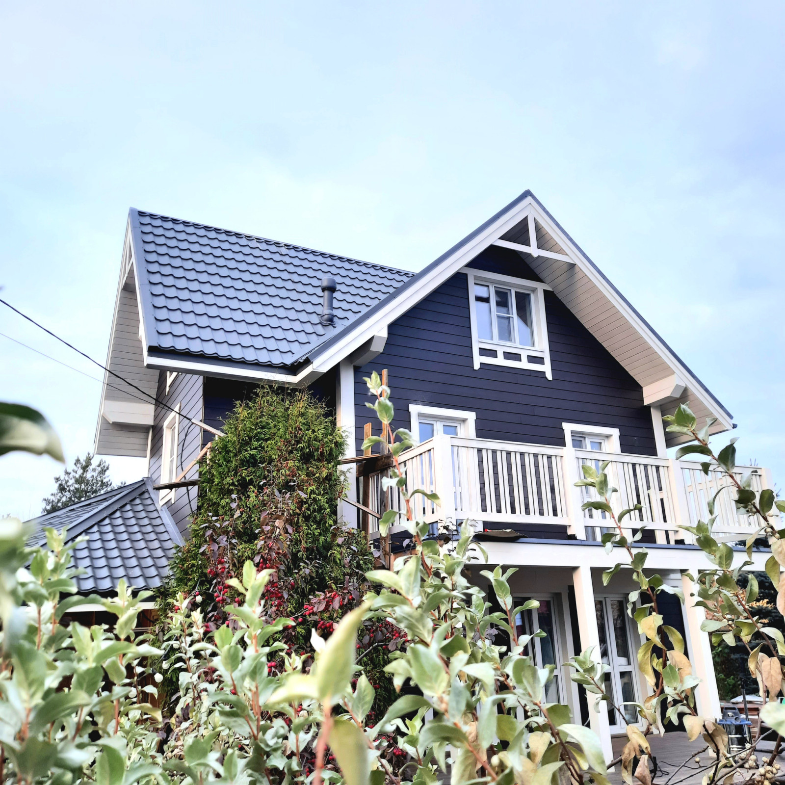 Обложка проекта: Деревянный загородный дом после реконструкции