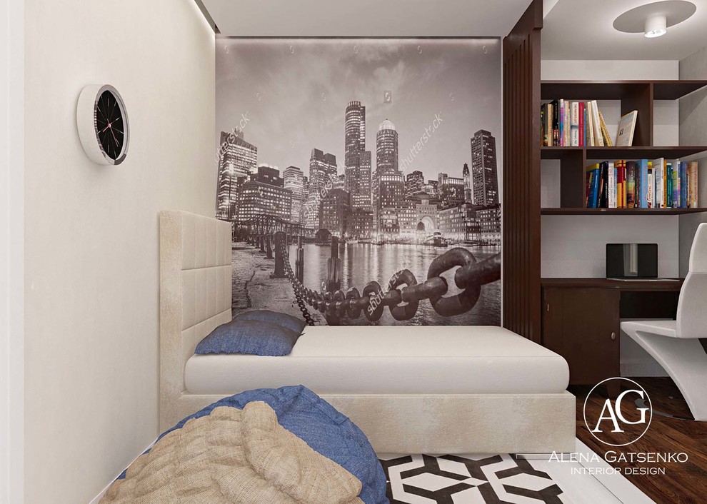 Дизайн частного дома в пастельных тонах