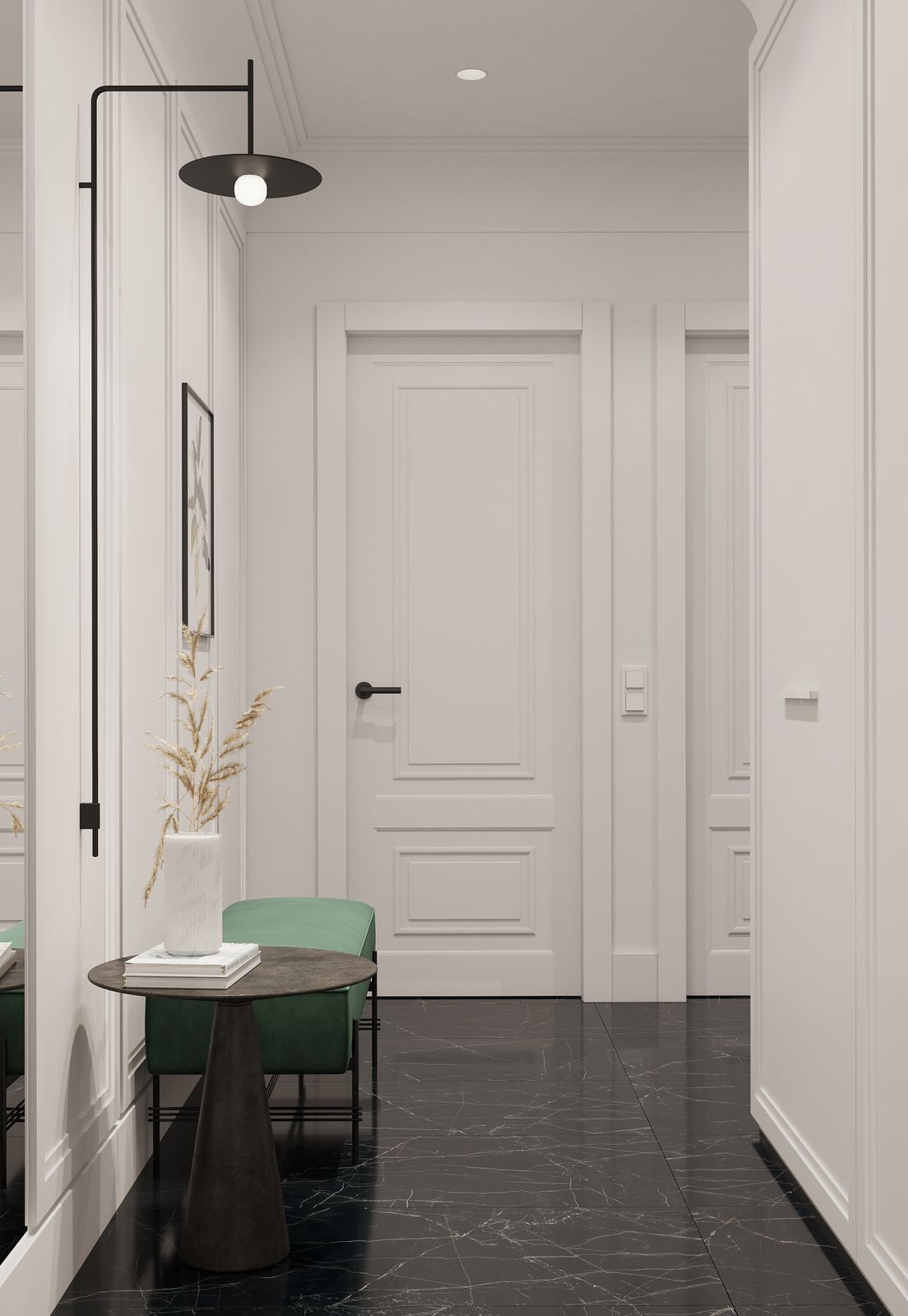 Квартира в стиле неоклассика, Мкр. «Бутово Парк», 68 кв.м.