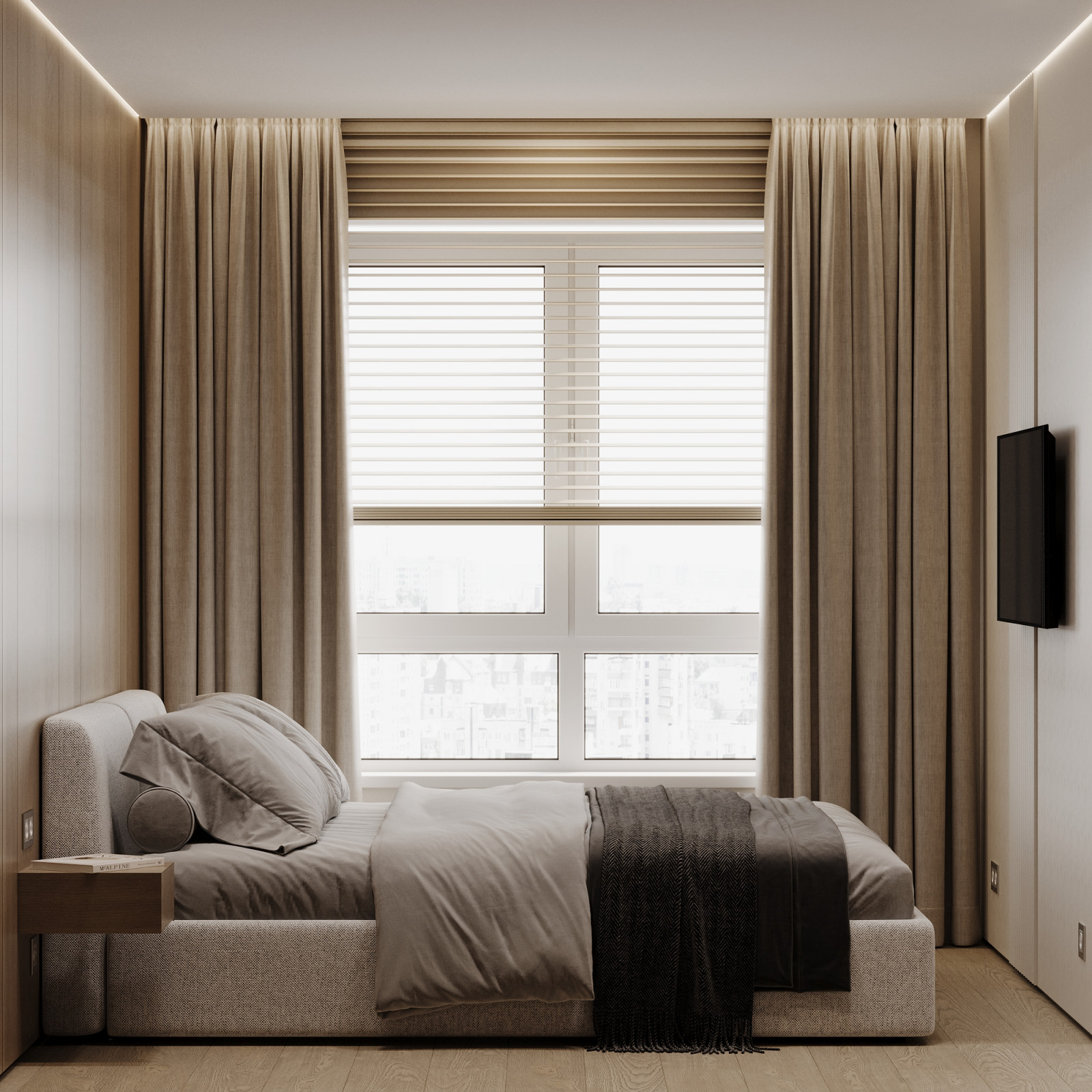 Эскизный проект интерьерной квартиры в Москве