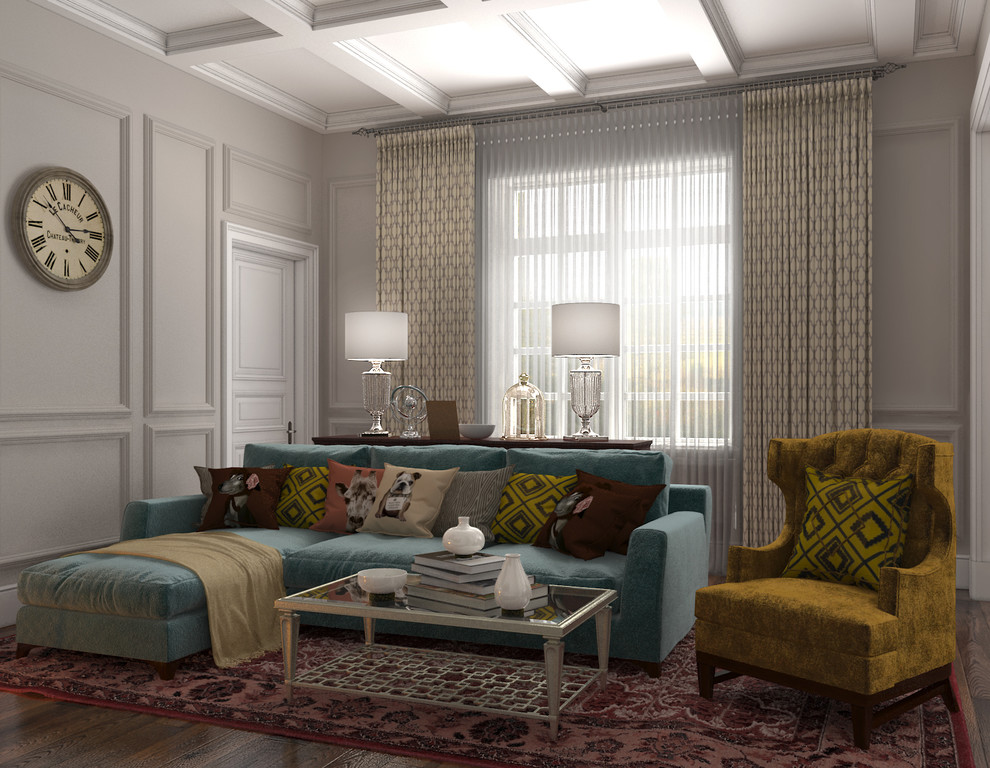 Project of Interiors at Private House (Moscow region)