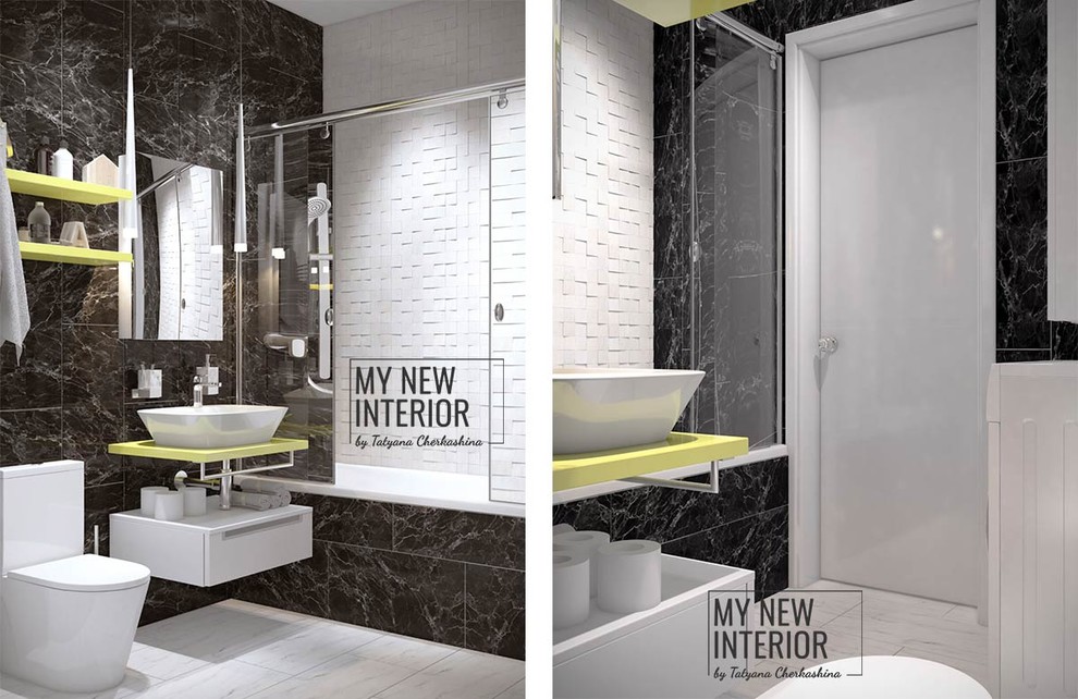 Дизайн квартиры студии 43 кв.м. в стиле минимализм