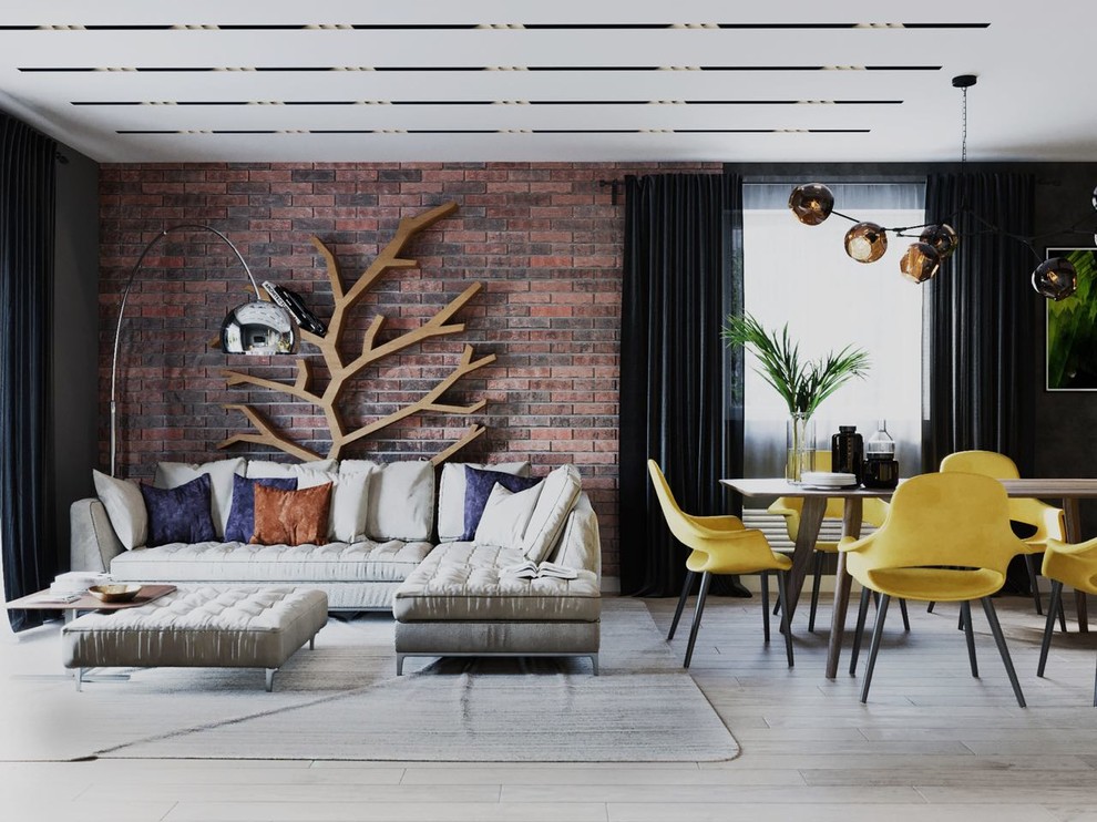 Дизайн "кухня-гостиная" в Израиле