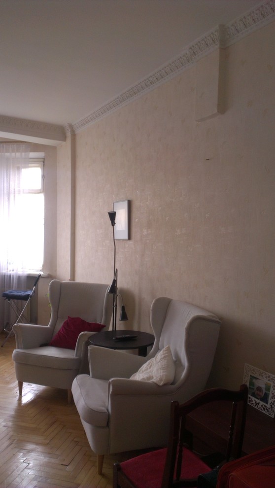 Уютная квартира в фисташковом цвете.