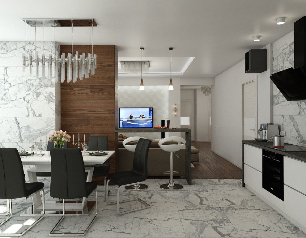 Гостиная. ЖК "Изумрудный"